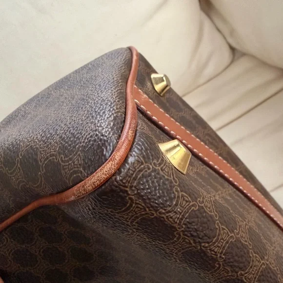 Vintage Celine Brown Macadam Boston - Picture 9 of 14